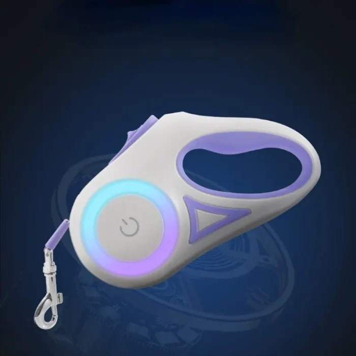 3M LED Retractable Lighted Pet Leash Illuminate Night Walks Non-Slip Handle Dog Supplies