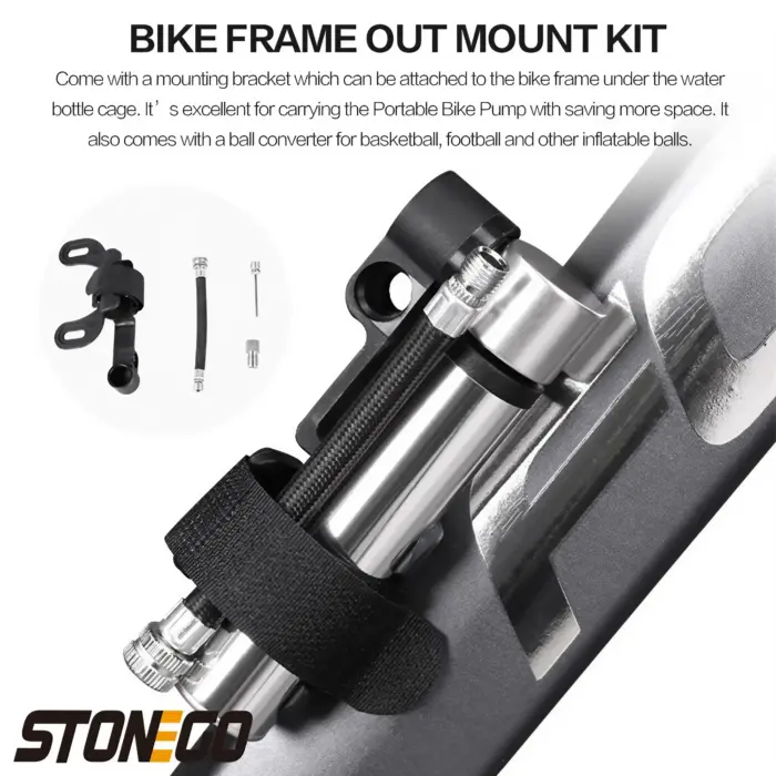 Portable Lightweight Mini Bike Pump with High Pressure 120 PSI - Image 5