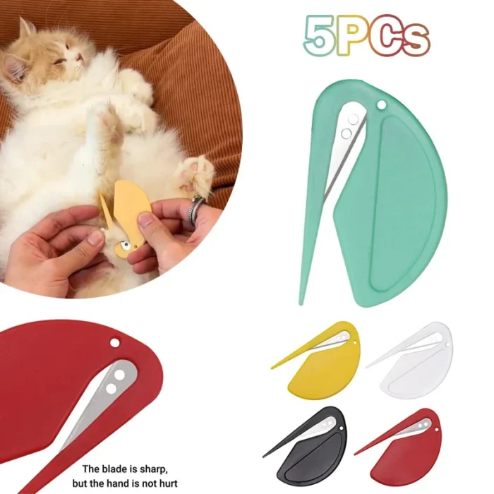 Brand New Open Knot Comb for Cats  Puppies Hair Fur Shedding Grooming Blade Pet Accessory