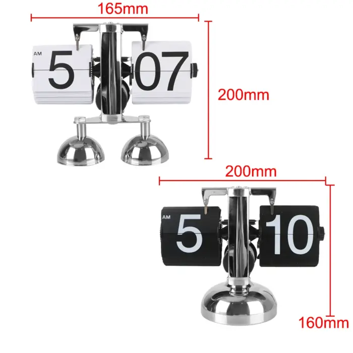 Quartz Flip Style Timepiece Internal Gear Operated Vintage Decorative Watch 1 Pc - Image 2